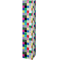 Dreja - Vysoká skriňa s košom na bielizeň DOS SVD2Z2K 35 - IND Individual / Úchytka T04 / IND Individual / Levé (356323E)