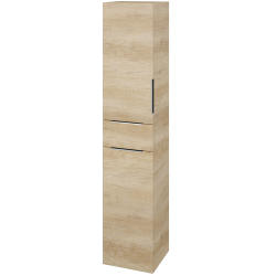 Dreja - Vysoká skriňa s košom na bielizeň DOS SVD2ZK 35 - D15 Nebraska / Úchytka T05 / D15 Nebraska / Levé (355791F)