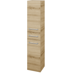 Dreja - Vysoká skriňa s košom na bielizeň DOS SVD2ZK 35 - D22 Karamel / Úchytka T03 / D22 Karamel / Levé (459932C)