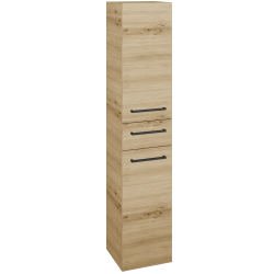 Dreja - Vysoká skriňa s košom na bielizeň DOS SVD2ZK 35 - D22 Karamel / Úchytka T06 / D22 Karamel / Pravé (459932HP)