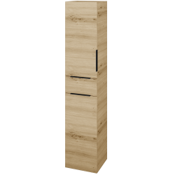 Dreja - Vysoká skriňa s košom na bielizeň DOS SVD2ZK 35 - D22 Karamel / Úchytka T07 / D22 Karamel / Levé (459932I)