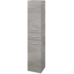 Dreja - Vysoká skriňa s košom na bielizeň DOS SVD2ZK 35 - D25 Teak / Úchytka T03 / D25 Teak / Levé (459901C)