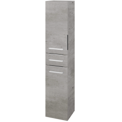 Dreja - Vysoká skriňa s košom na bielizeň DOS SVD2ZK 35 - D27 Cognac / Úchytka T05 / D27 Cognac / Levé (459888F)