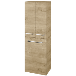 Dreja - Vysoká skriňa s košom na bielizeň DOS SVD3K 50 - D09 Arlington / Úchytka T03 / D09 Arlington (153625C)