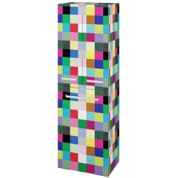 Dreja - Vysoká skriňa s košom na bielizeň DOS SVD3K 50 - IND Individual / Úchytka T01 / IND Individual (154011A)