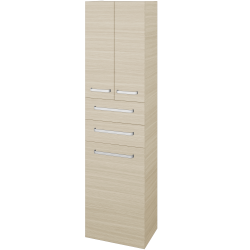 Dreja - Vysoká skriňa s košom na bielizeň DOS SVD3Z2K 50 - D04 Dub / Úchytka T01 / D04 Dub (357177A)