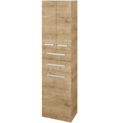 Dreja - Vysoká skriňa s košom na bielizeň DOS SVD3Z2K 50 - D09 Arlington / Úchytka T01 / D09 Arlington (357214A)