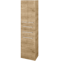 Dreja - Vysoká skriňa s košom na bielizeň DOS SVD3Z2K 50 - D09 Arlington / Úchytka T04 / D09 Arlington (357214E)