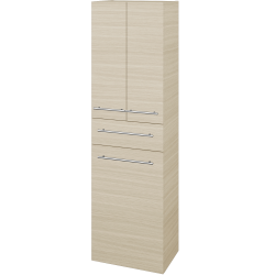 Dreja - Vysoká skriňa s košom na bielizeň DOS SVD3ZK 50 - D04 Dub / Úchytka T02 / D04 Dub (356699B)