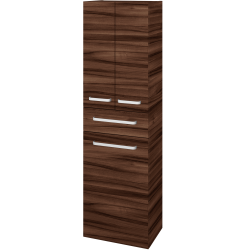 Dreja - Vysoká skriňa s košom na bielizeň DOS SVD3ZK 50 - D06 Orech / Úchytka T01 / D06 Orech (356712A)