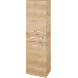 Dreja - Vysoká skriňa s košom na bielizeň DOS SVD3ZK 50 - D15 Nebraska / Úchytka T01 / D15 Nebraska (356750A)