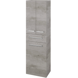 Dreja - Vysoká skriňa s košom na bielizeň DOS SVD3ZK 50 - D27 Cognac / Úchytka T03 / D27 Cognac (459345C)