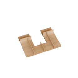 Dreja - Zakladače horných zásuviek V 120 (2 zásuvky vedľa seba) 2 ks - hranatý výrez (005016)