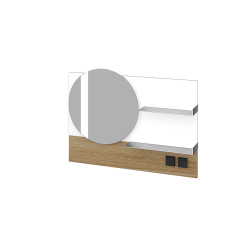 Dreja - Zrkadlo INVENCE ZCOPE 90 - Q02 (L01+A01) (325749)
