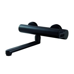 Drezová batéria Paffoni Ringo bez výpuste 150 mm čierna RIN161NO (RIN161NO)