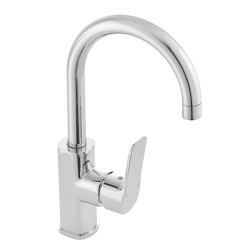 Dřezová baterie SAT Cube Way bez výpusti chrom CU280 (CU280)