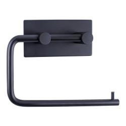 Držiak toaletného papiera na nalepenie, čierny, AWD Interior 1762 (AWD02091762)