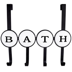 Držiak uterákov závesný čierny AWD Interior 1482 (AWD02091482)