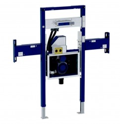 Duofix Predstenová inštalácia na umývadlo Geberit ONE 120 cm, na nástennú armatúru ONE, podomietkový sifón a prvok Clou, čiastočne vysoká (111.094.00.1)