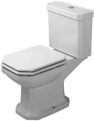 DURAVIT - 1930 Stojacia kombinačná misa, 355 mm x 390 mm x 665 mm, biely – misa, odpad vnútri zvislý, s WonderGliss (02270100001)