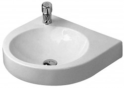 DURAVIT - Architec Umývadlo bez prepadu, 58x52 cm, WonderGliss, biela (04495800001)