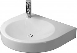 DURAVIT - Architec Umývadlo bezbariérové, 58x52 cm, bez prepadu, biela (0443580000)