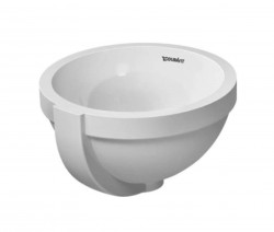DURAVIT - Architec Umývadlo vstavané, priemer 28 cm, s prepadom, biela (0319270000)
