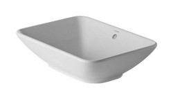 DURAVIT - Bacino Umývadlo na dosku, 55x42 cm, s prepadom, biela (0334520000)
