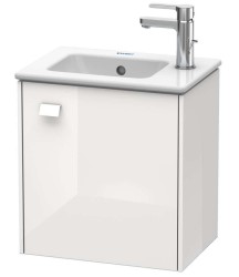 DURAVIT - Brioso Umývadlová skrinka 44x42x29 cm, pravá, 1 dvierka, lesklá biela (BR4000R2222)
