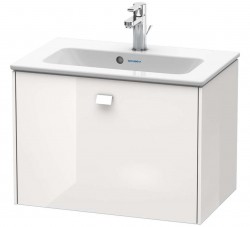DURAVIT - Brioso Umývadlová skrinka Compact, 44x62x39 cm, 1 zásuvka, lesklá biela (BR401002222)