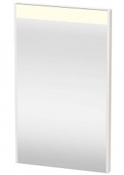 DURAVIT - Brioso Zrkadlo s LED osvetlením 70x42x5 cm, lesklá biela (BR7000022220000)