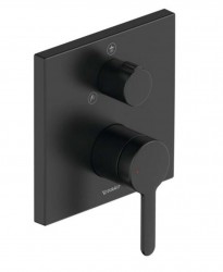 DURAVIT - C.1 Sprchová batéria pod omietku, pre 2 spotrebiče, matná čierna (C14210011046)