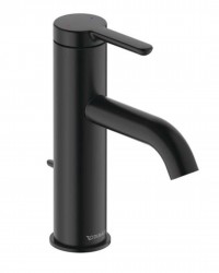 DURAVIT - C.1 Umývadlová batéria s výpusťou, matná čierna (C11020001046)
