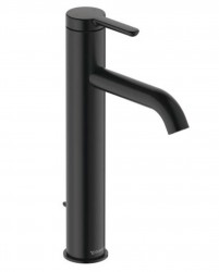 DURAVIT - C.1 Umývadlová batéria s výpusťou, matná čierna (C11030001046)