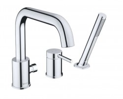 DURAVIT - Circle Batéria na okraj vane, 3-otvorová inštalácia, chróm (CE5260000010)