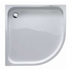 DURAVIT - D-Code Sprchová vanička štvrťkruhová 90x90 cm, alpská biela (720108000000000)