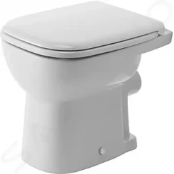 DURAVIT - D-Code Stojace WC, ploché splachovanie, zadný odpad, biela (21090900002)