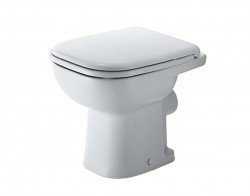 DURAVIT - D-Code Stojace WC, zadný odpad, s HygieneGlaze, alpská biela (21080920002)