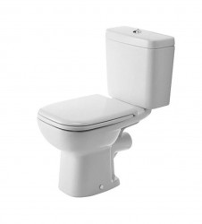 DURAVIT - D-Code WC kombi misa, zadný odpad, biela (21110900002)