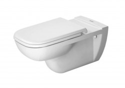 DURAVIT - D-Code Závesné WC, bezbariérové, biela (22280900002)