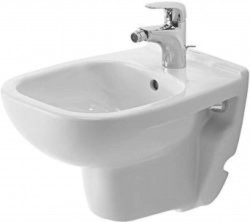 DURAVIT - D-Code Závesný bidet s prepadom, 350mm x 480mm, biely (2237150000)