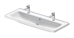 DURAVIT - D-Neo Dvojumývadlo 120x48 cm, s prepadom, otvor na batériu, biela (2367120024)