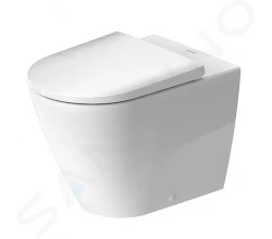 DURAVIT - D-Neo Stojace WC, zadný odpad, Rimless, biela (2003090000)