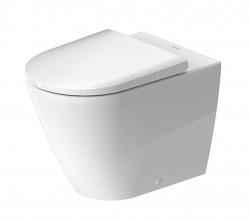 DURAVIT - D-Neo Stojace WC, zadný odpad, Rimless, HygieneGlaze, biela (2003092000)