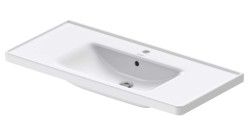 DURAVIT - D-Neo Umývadlo, 100x48 cm, 1 otvor na batériu, biela (2367100000)