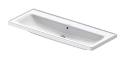 DURAVIT - D-Neo Umývadlo 120x48 cm, s prepadom, bez otvoru na batériu, biela (2367120060)