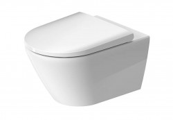 DURAVIT - D-Neo Závesné WC s doskou SoftClose, Rimless, biela (45770900A1)