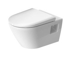 DURAVIT - D-Neo Závesné WC s doskou SoftClose, Rimless, biela (45780900A1)