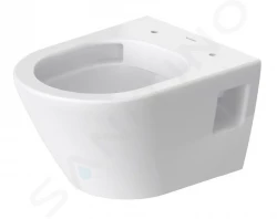 DURAVIT - D-Neo Závesné WC s doskou SoftClose, Rimless, biela (45870900A1)