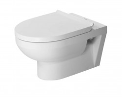DURAVIT - DuraStyle Basic Závesné WC s doskou SoftClose, Rimless, biela (45620900A1)